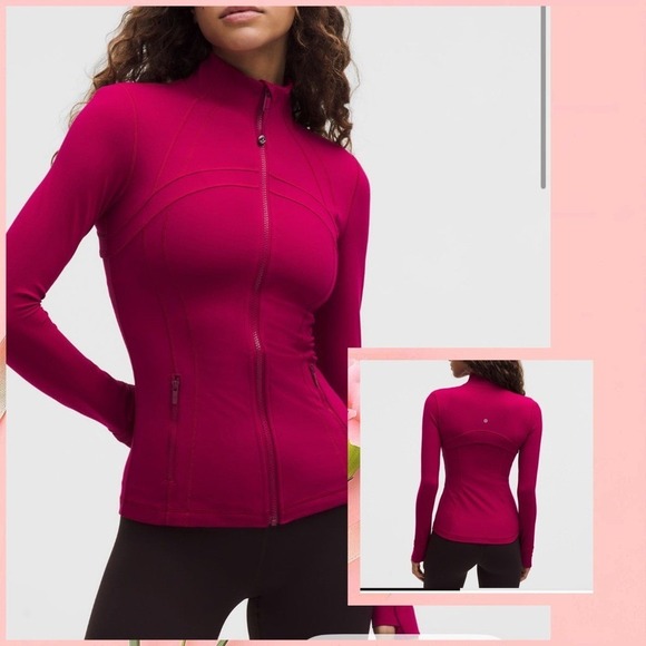Lululemon Define Jacket Nulu Berry Rumble size 4 NWT pink - Picture 2 of 8